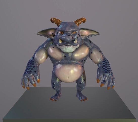 Troll (3dsMax + ZBrush)